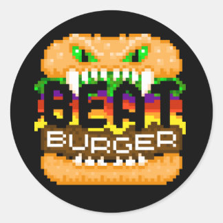 Beatburger Bites Back Monster Logo Sticker