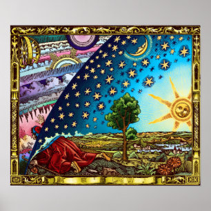Beatiful Flammarion Dome Art Poster