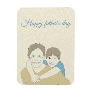 Beatiful Happy Father's day Magnet