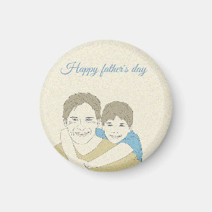 Beatiful Happy Father's day Magnet