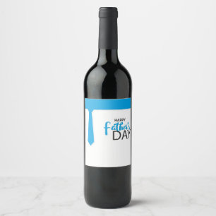 Beatiful Happy Father's day   Wine Label