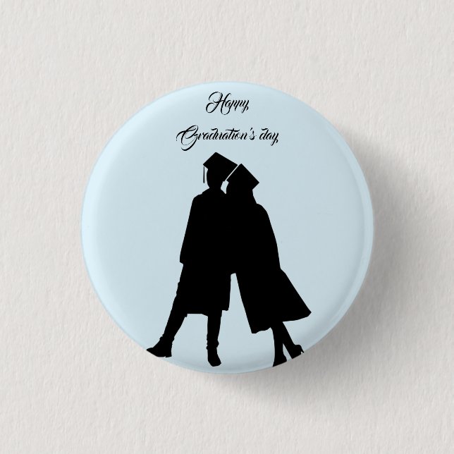 Beatiful Happy Graduations day 3 Cm Round Badge (Front)