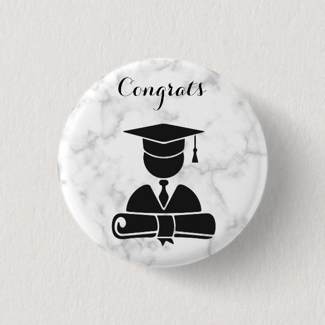 Beatiful Happy Graduation's day  3 Cm Round Badge (Front)