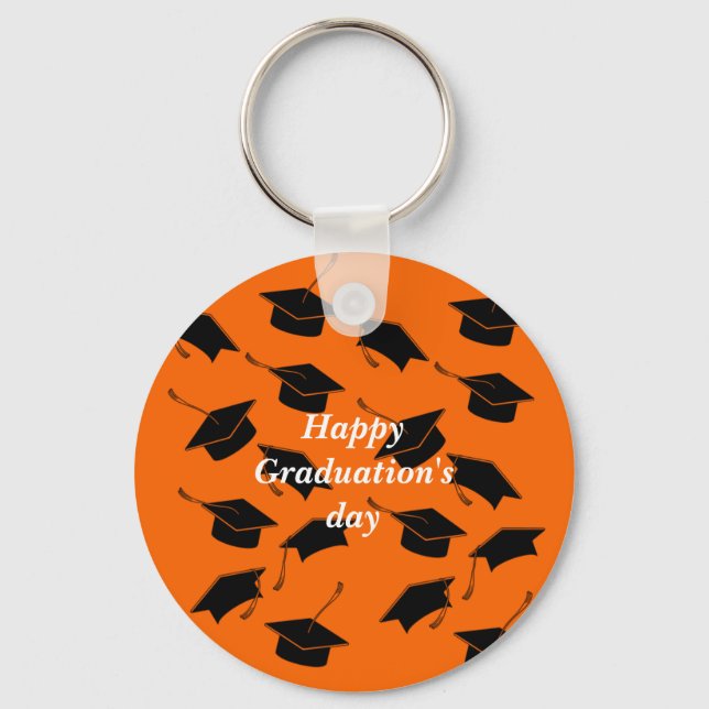 Beatiful Happy Graduations day  Key Ring (Front)