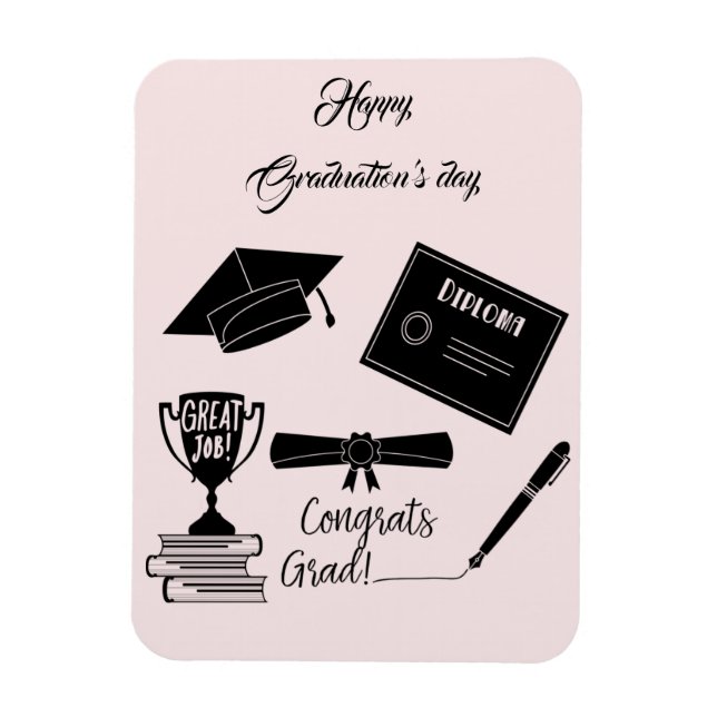 Beatiful Happy Graduations day  Magnet (Vertical)