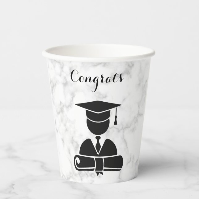 Beatiful Happy Graduation's day   Paper Cups (Front)
