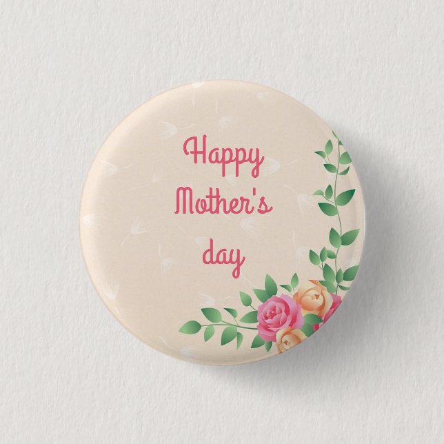 Beatiful Mother's day  3 Cm Round Badge (Front)