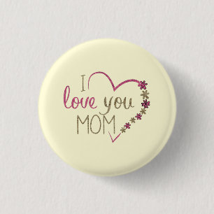 Beatiful Mother's day 3 Cm Round Badge