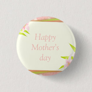 Beatiful Mother's day 3 Cm Round Badge