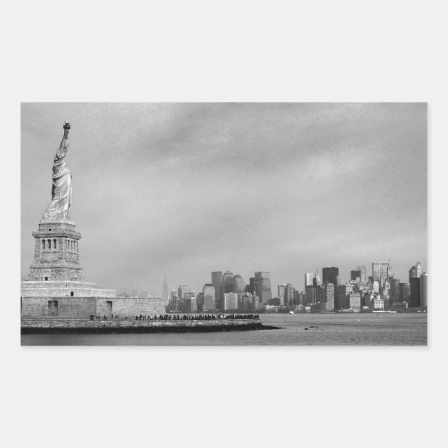 Beatiful NYC Rectangular Sticker (Front)