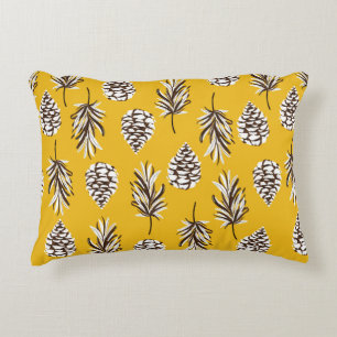 Beatiful vintage Seamless color autumn elements of Decorative Cushion