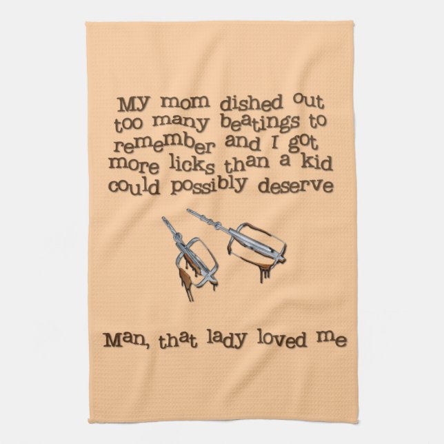 Beatings Tea Towel (Vertical)