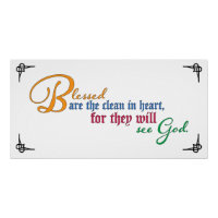 Beatitude: Blessed are the clean in heart