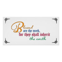 Beatitude: Blessed are the meek