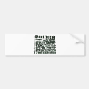 BEATITUDES BUMPER STICKER