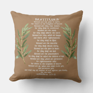 Beatitudes & Olive Branches Matthew 5:3-11 Cushion