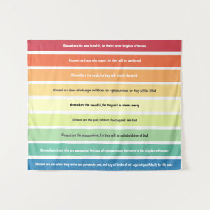Beatitudes Palette Tapestry