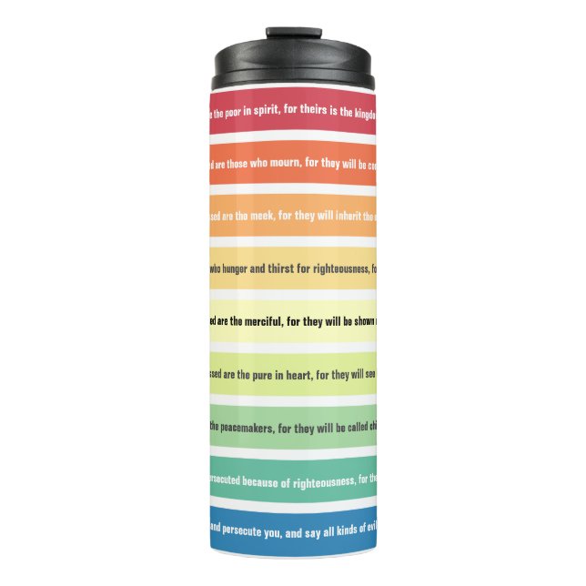 Beatitudes Palette Water Bottle (Front)