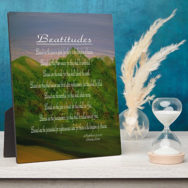 Beatitudes Plaque (Side)