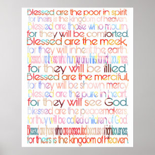 Beatitudes poster