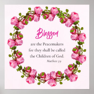 Beatitudes Series Blessed are Peacemakers Print