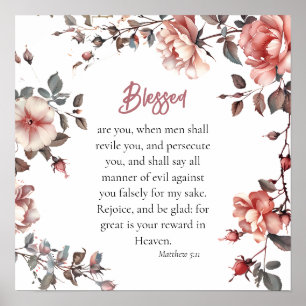 Beatitudes Series Reward in Heaven Print          