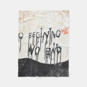 Beatles ashram fleece blanket
