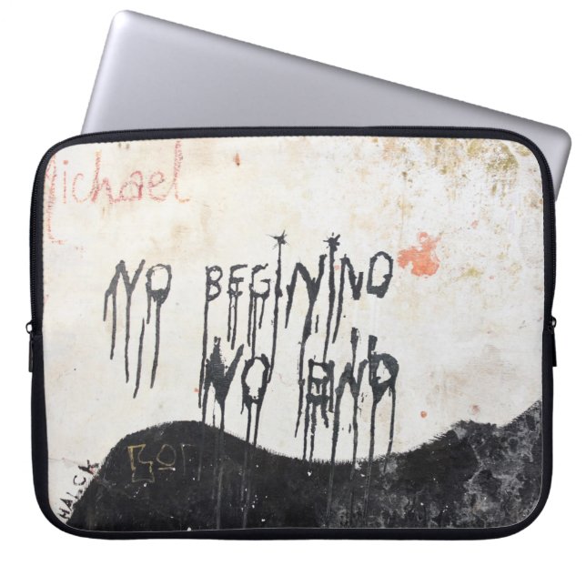 Beatles ashram laptop sleeve (Front)