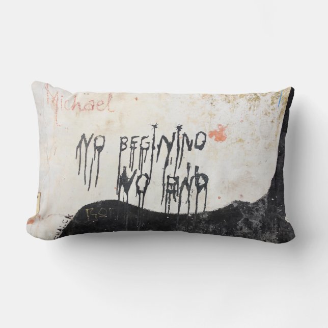 Beatles ashram lumbar cushion (Front)
