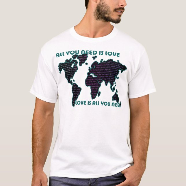 Beatles World All You Need Is Love T-Shirt (Front)