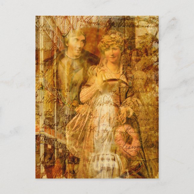 Beatrice and Benedick Postcard (Front)