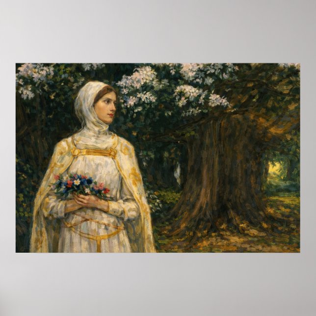Beatrice by John William Waterhouse Poster (Front)