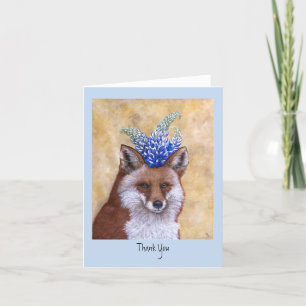 Beatrice the Fox thank you card