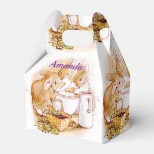 Beatrix Potter, Birthday, Easter Bunny, Custom Favour Box