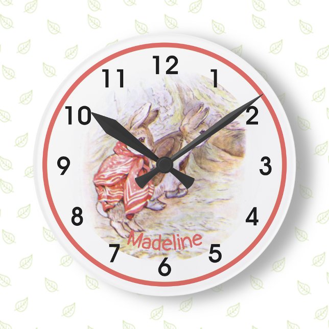 Beatrix Potter Bunnies Round Clock (Creator Uploaded)