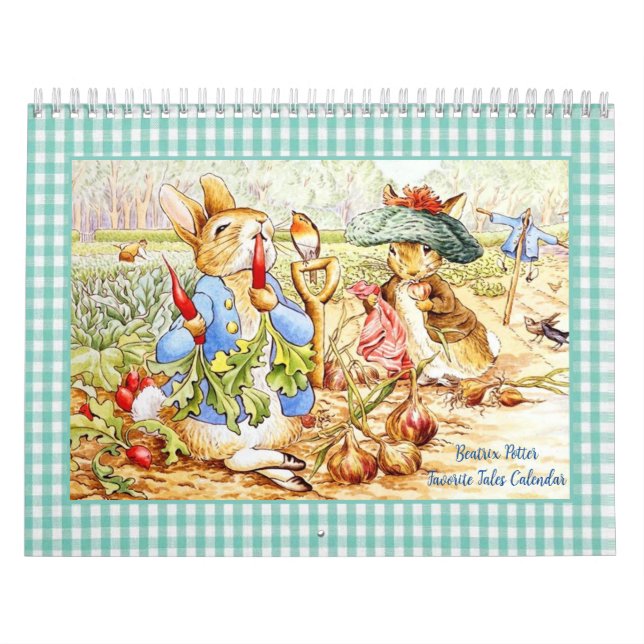 Beatrix Potter Calendar Two Page Medium Size  (Cover)