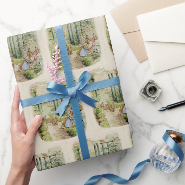 Beatrix Potter Cute Bunny Wrapping Paper (Gifting)