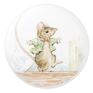 Beatrix Potter, Cute Mouse, Ceramic Knob
