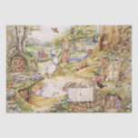 Beatrix Potter Cute Peter the Rabbit and Friends Tissue Paper<br><div class="desc">These favourite characters of Beatrix Potter stories are a favourite for little ones. This image features English garden greenery amidst a forest setting with many of Peter's friends and neighbours. Jemima Puddleduck,  Flopsy Mopsy,  and Cottontail and many others will make your gift truly special!</div>