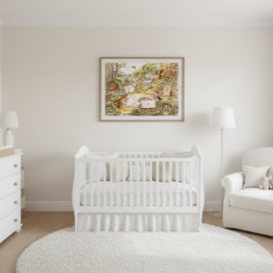 Beatrix Potter Favourite Character Forest Friends Poster