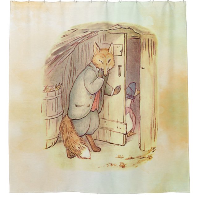 Beatrix Potter, Jemima Puddle Duck Shower Curtain (Front)