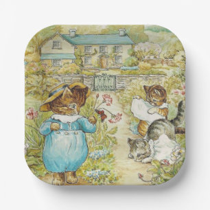 Beatrix Potter Kittens Paper Plates