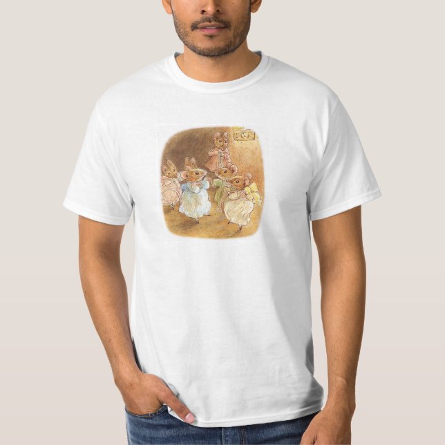 Beatrix Potter - Mice Dancing T-Shirt (Front)