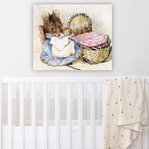 Beatrix Potter Mother and Baby Mice Poster
