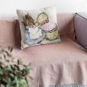 Beatrix Potter Mother's Day, Baby Shower Pillow
