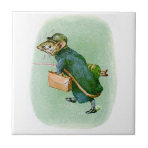 Beatrix Potter Mouse Tile