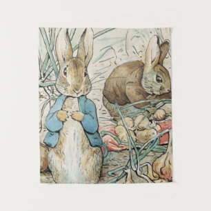 Beatrix Potter Peter Rabbit And Benjamin Bunny Tapestry