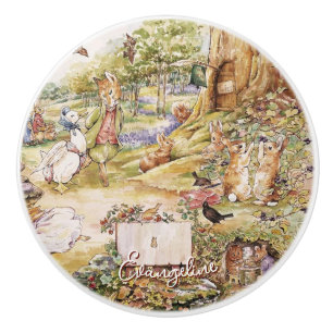 Beatrix Potter Peter the Rabbit and Friends Ceramic Knob