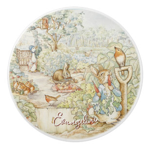 Beatrix Potter Peter the Rabbit and Friends Ceramic Knob