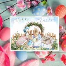 Beatrix Potter Peter the Rabbit Easter Card